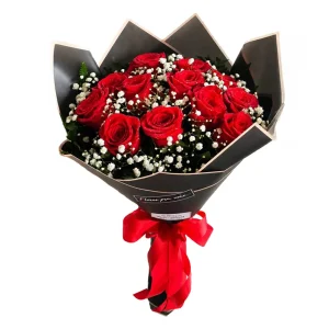 Buquê Premium Especial - 12 Rosas